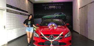 Nabha Natesh New Mercedes Benz