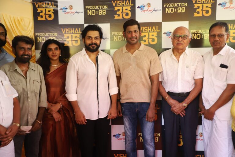 కార్తీ, జీవా ముఖ్య అతిథులుగా విశాల్ 35వ చిత్ర ప్రారంభం