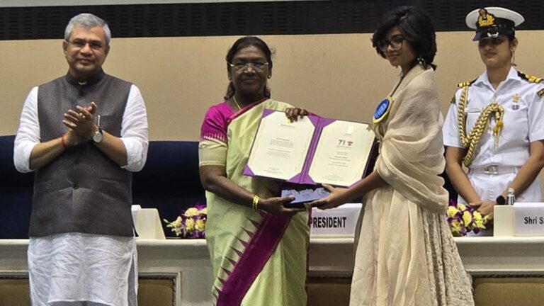 ఉత్తమ బాలనటిగా జాతీయ అవార్డును అందుకున్న సుకృతి వేణి బండ్రెడ్డి